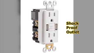 Salida GFCI segura Un USB lo protege