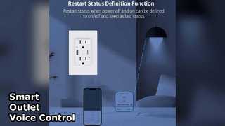 Control de voz de carga rápida Smart Outlet PD20W